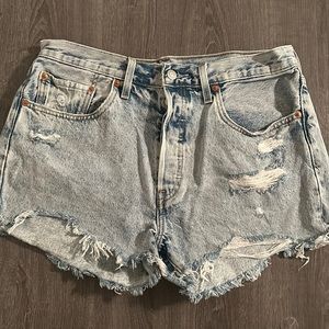 Levi’s High-Rise Denim Shorts